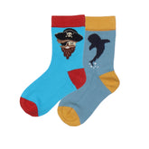 2 Pairs of Organic Cotton Socks for Kids – Sustainable and Comfortable Socks with Playful Animal Motif